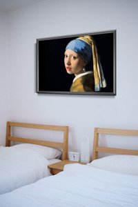 Dívka s Pearl Johannes Vermeer Dekorativní plakát