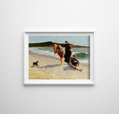 Massachusetts Winslow Homer Dekorativní plakát