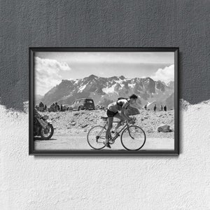 Retro plakát Foto Tour de France Frederico Bahomonte