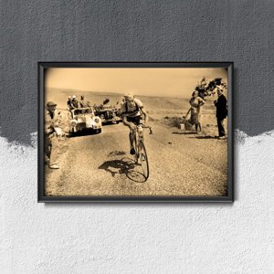 Retro plakát Foto Tour de France Charly Gaul