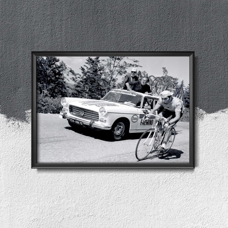 Retro plakát Foto Tour de France Eddy Merck