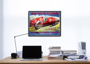 Retro plakát Gran Premio de Espana Grand Prix