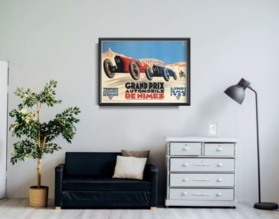 Plakát Grand Prix Automobile de nimes