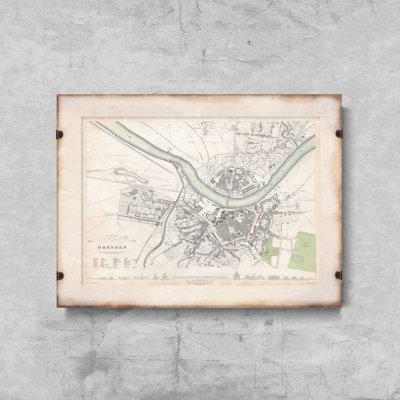 Plakát na zeď Archivní mapa Tokia v Japonsku