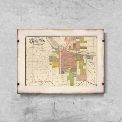 Plakát na zeď Stará mapa New Yorku a Manhattanu