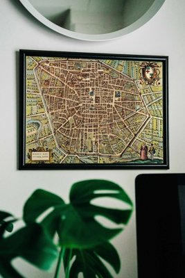 Dekorativní plakát Stará mapa Brauna a Hogenberg