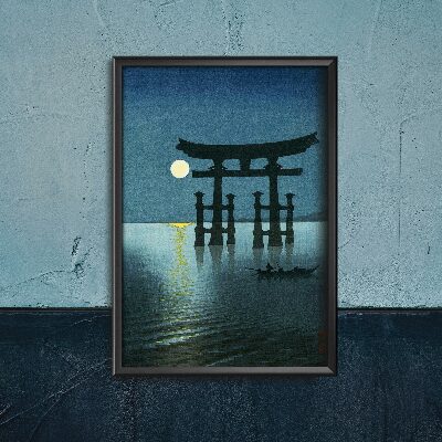 Plakát Pláž v Soshu od Kawase Hasui