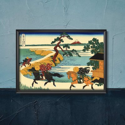 Plakát na zeď Sekiya Katsushika Hokusai Pole