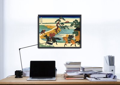 Plakát na zeď Sekiya Katsushika Hokusai Pole