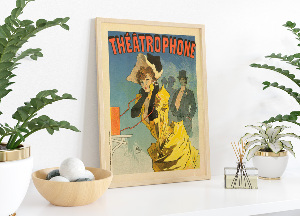 Retro plakát Theatrofone