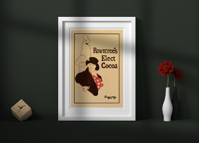 Retro plakát ROWNTREES VOLE KOCOA