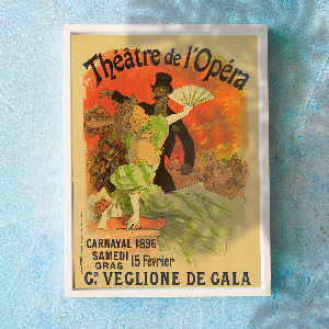 Plakát na zeď Divadlo De Lopera, Carnaval 1896