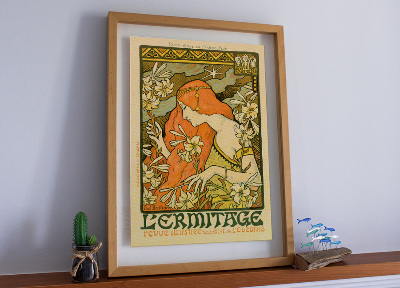 Designovy plakát Lermitage Revue Illustle