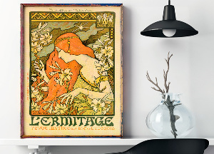 Designovy plakát Lermitage Revue Illustle