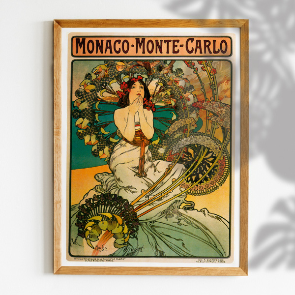 Plakát Monaco Monte Carlo