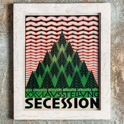 Plakát Xxv ausstellung secese