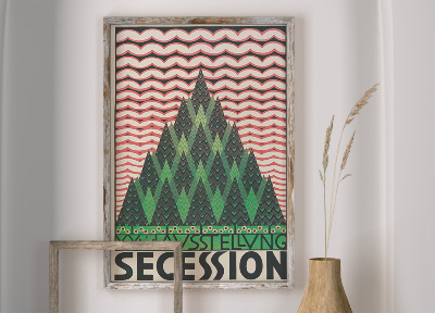 Plakát Xxv ausstellung secese