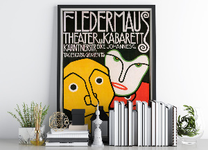 Plakát Divadelní netopýr Kabarett und