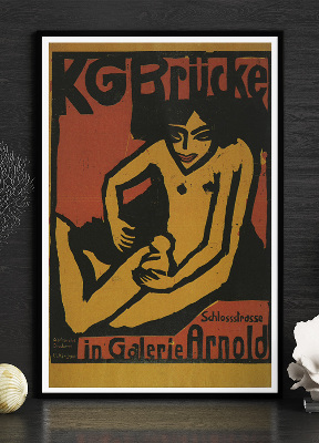 Plakát KG Brücke ve výstavě Galerie Arnold