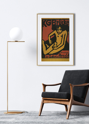 Plakát KG Brücke ve výstavě Galerie Arnold