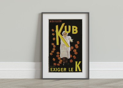 Plakát Bouillon Kub EXIGER LE K Reklama pro Julius Maggi et Cie