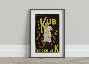 Plakát Bouillon Kub EXIGER LE K Reklama pro Julius Maggi et Cie