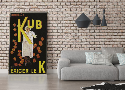 Plakát Bouillon Kub EXIGER LE K Reklama pro Julius Maggi et Cie