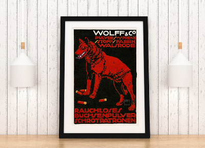 Plakát Wolff a co, reklama