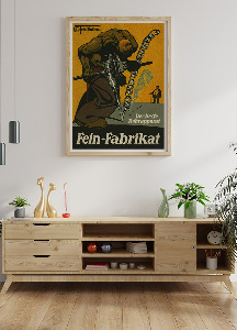 Plakát Fein Fabrikatk, der BOSO BOHRAPPARAT PRO VRILLY PRODUKCE FEIN