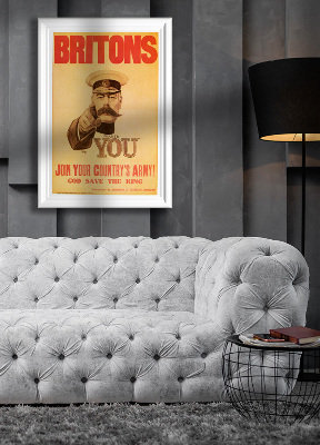 Retro plakát Britové, připojit se k armádě se zelenou
