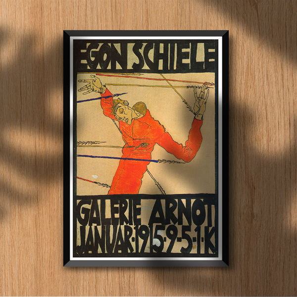 Retro plakát Na výstavě v Galerii Arnn