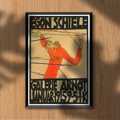 Retro plakát Na výstavě v Galerii Arnn