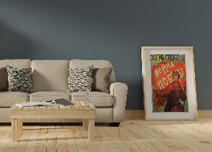 Retro plakát Svoboda úvěrová válka za vítězství