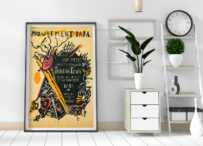 Retro plakát Mouvement Dada