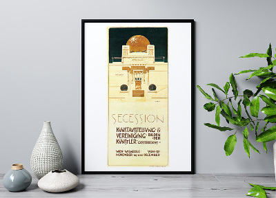 Retro plakát Výstava relace ve Vídni