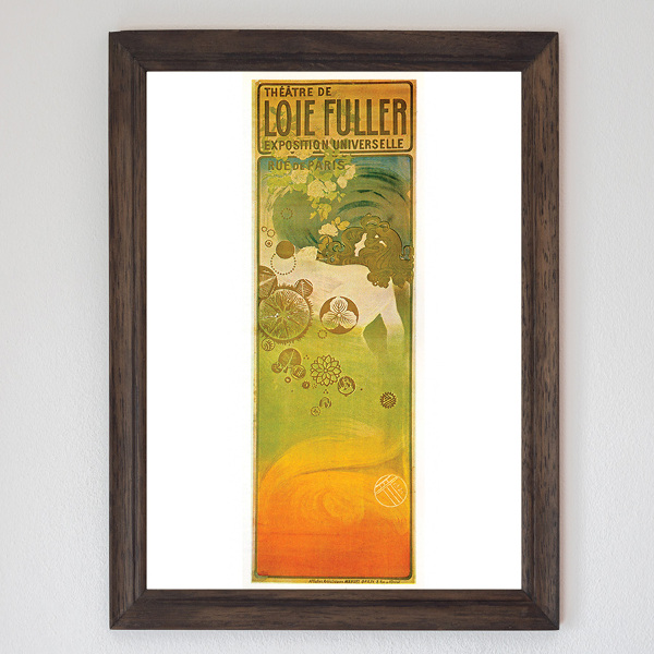 Retro plakát Divadlo De Loie Fuller, Expozice Universelle