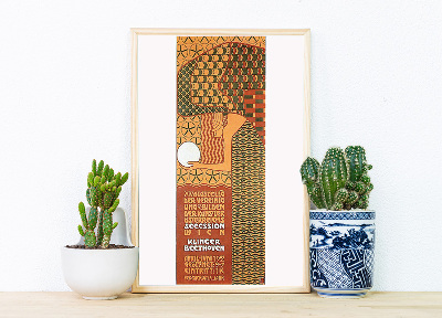Retro plakát Výstava Vídeňské secession XIV