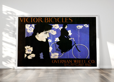 Plakát Victor Bikes, Overman Wheel CO