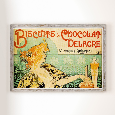 Plakát Sušenky a Chocolat Delacre