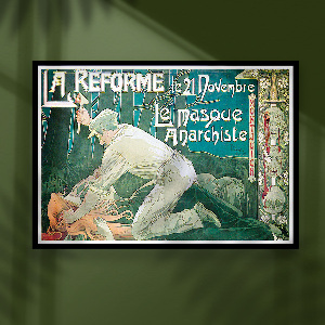Plakát Le masque anarchiste