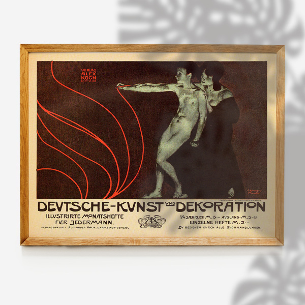Plakát Německy a dekorace