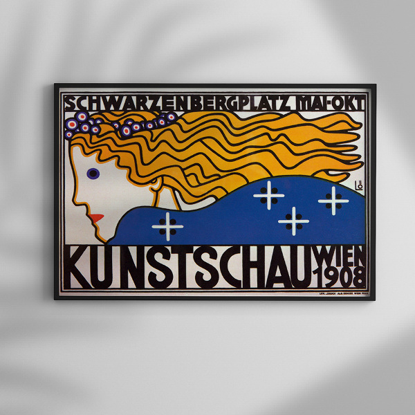 Dekorativní plakát Kunstschau Wien 1908