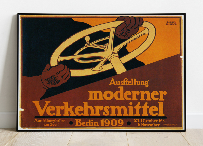 Dekorativní plakát Ausstellung Modernigr Verkehrsmittel