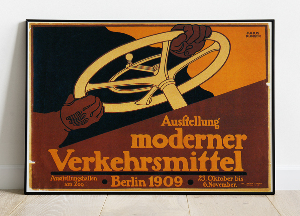 Dekorativní plakát Ausstellung Modernigr Verkehrsmittel