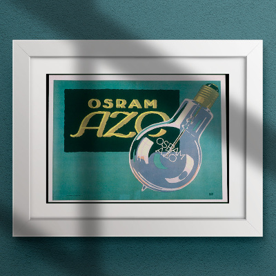 Dekorativní plakát OSRAM AZO