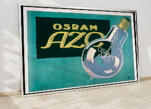 Dekorativní plakát OSRAM AZO