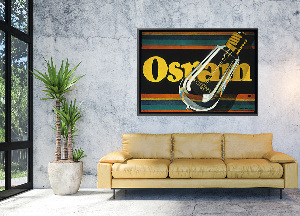 Retro plakát OSRAM, Elektrické žárovky