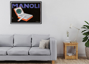 Retro plakát Manoli, cigarety
