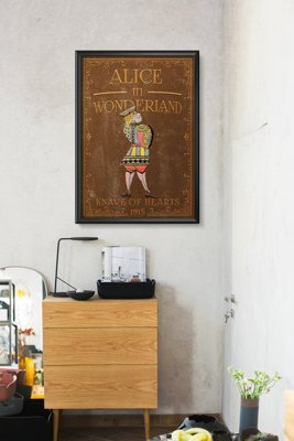 Retro plakát Alice v Wonderland Walet Kier