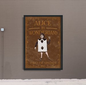Plakát na zeď Alice v divu, dvojitý vrchol